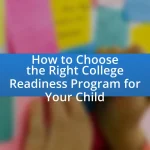 How to Choose the Right College Readiness Program for Your Child