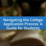 Navigating the College Application Process: A Guide for Students
