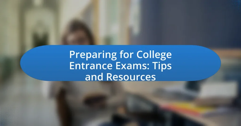 Preparing for College Entrance Exams: Tips and Resources