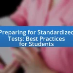 Preparing for Standardized Tests: Best Practices for Students