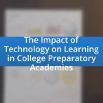 The Impact of Technology on Learning in College Preparatory Academies