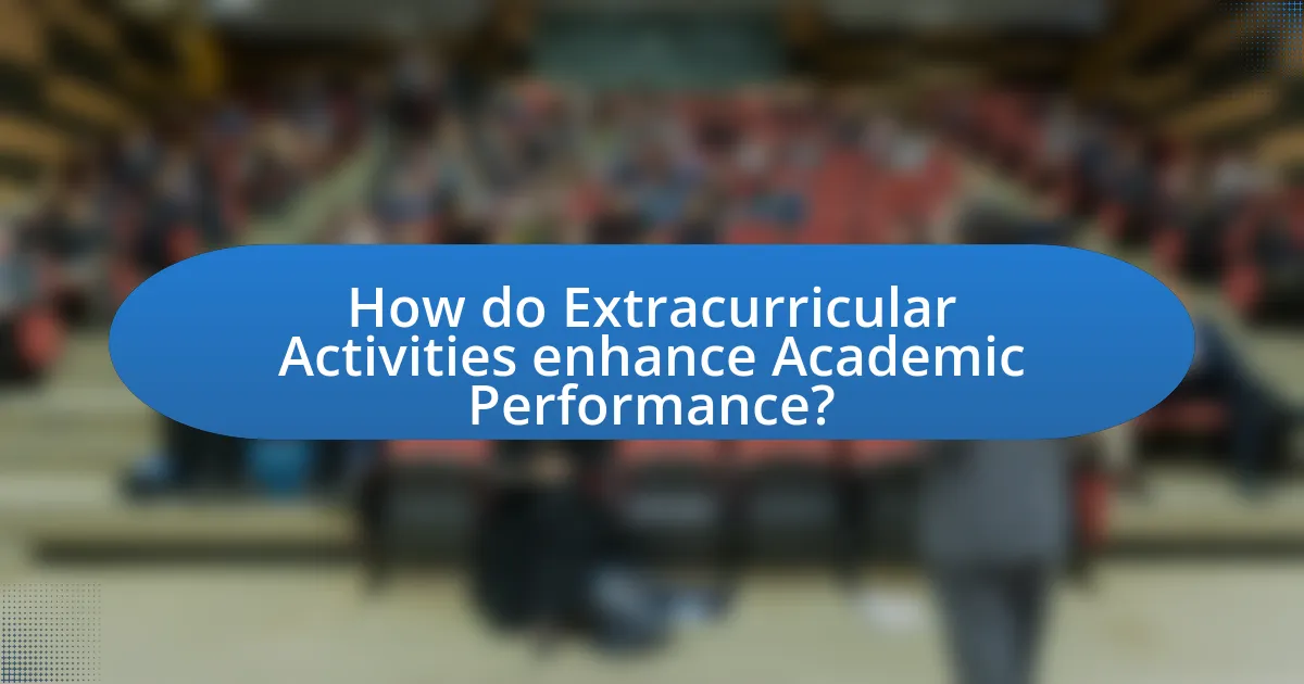How do Extracurricular Activities enhance Academic Performance?